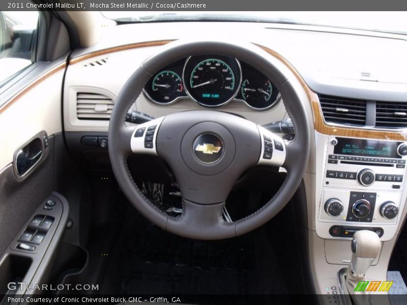 Mocha Steel Metallic / Cocoa/Cashmere 2011 Chevrolet Malibu LT