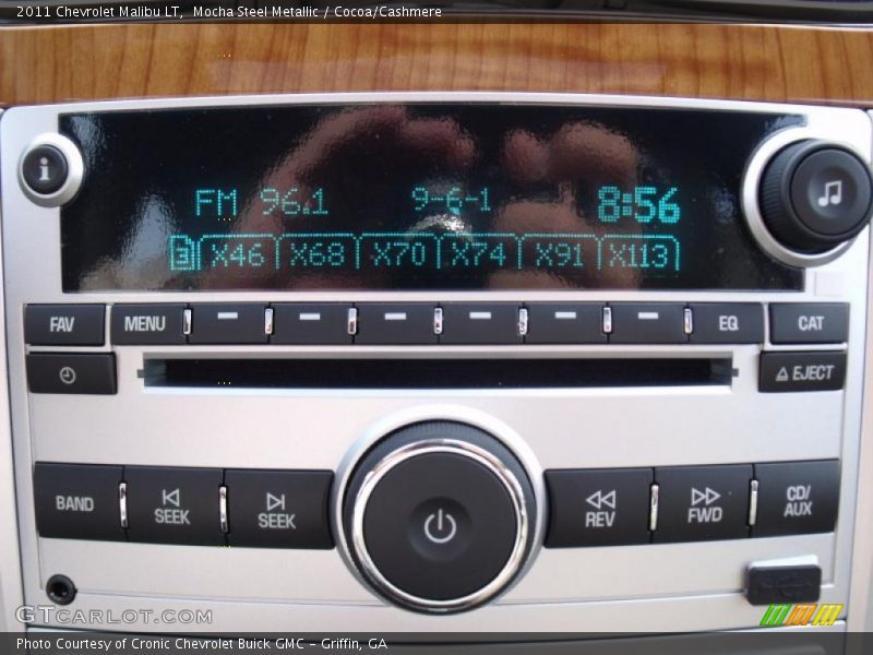 Mocha Steel Metallic / Cocoa/Cashmere 2011 Chevrolet Malibu LT