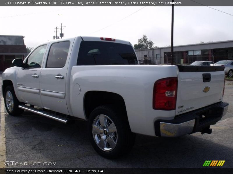 White Diamond Tricoat / Dark Cashmere/Light Cashmere 2010 Chevrolet Silverado 1500 LTZ Crew Cab