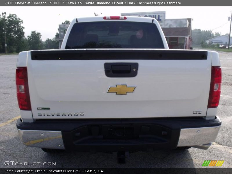 White Diamond Tricoat / Dark Cashmere/Light Cashmere 2010 Chevrolet Silverado 1500 LTZ Crew Cab