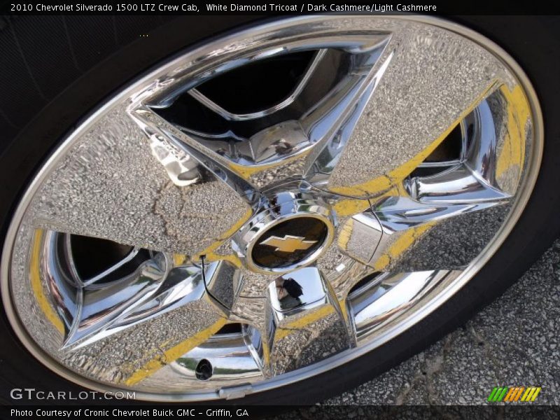 White Diamond Tricoat / Dark Cashmere/Light Cashmere 2010 Chevrolet Silverado 1500 LTZ Crew Cab