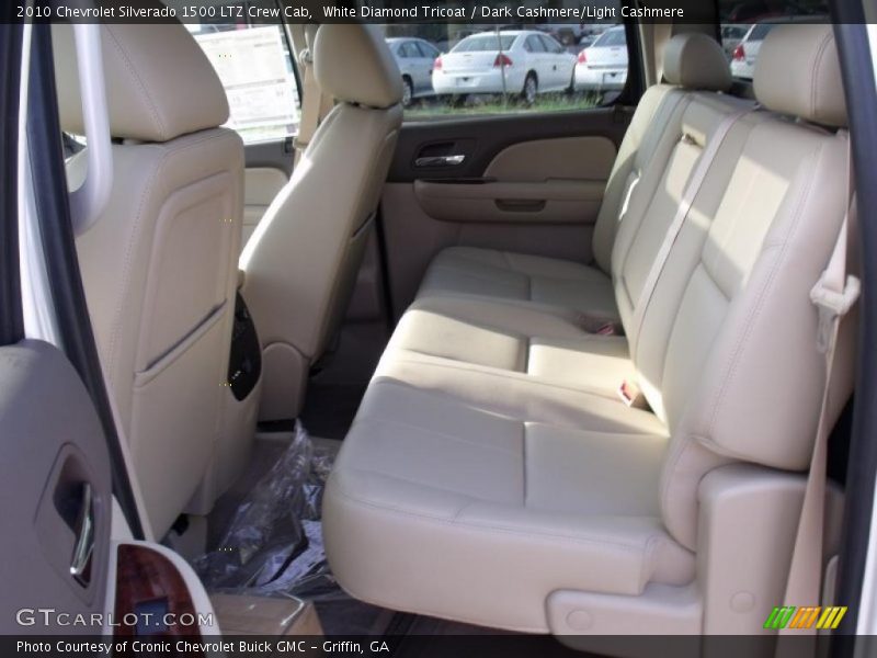 White Diamond Tricoat / Dark Cashmere/Light Cashmere 2010 Chevrolet Silverado 1500 LTZ Crew Cab