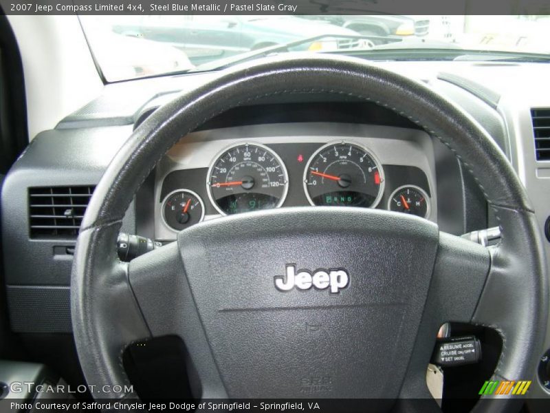 Steel Blue Metallic / Pastel Slate Gray 2007 Jeep Compass Limited 4x4