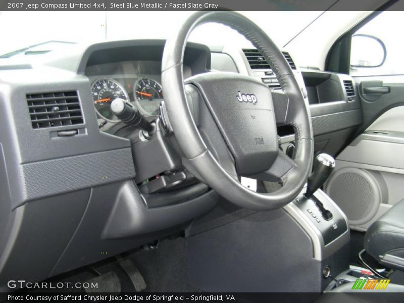 Steel Blue Metallic / Pastel Slate Gray 2007 Jeep Compass Limited 4x4