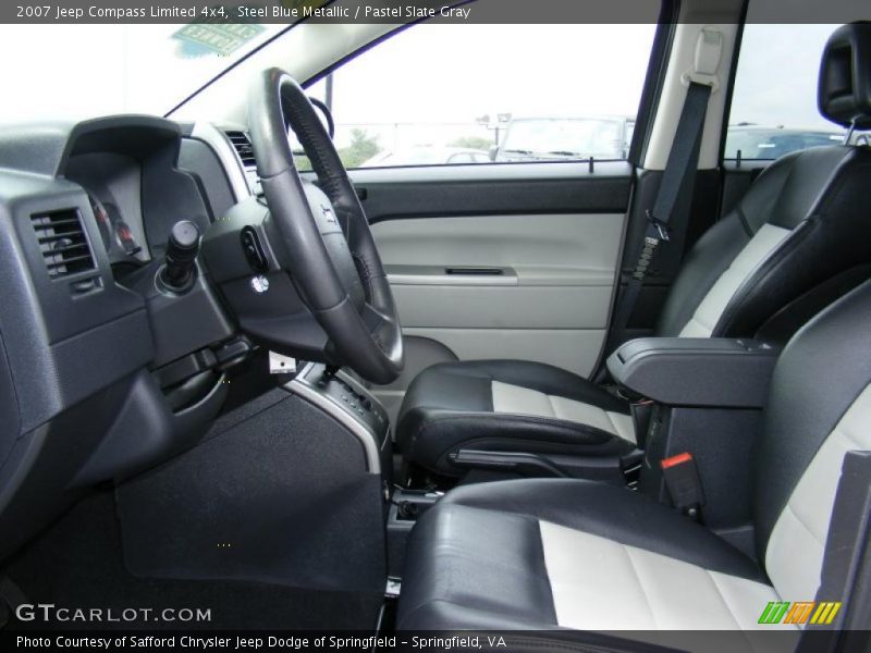 Steel Blue Metallic / Pastel Slate Gray 2007 Jeep Compass Limited 4x4