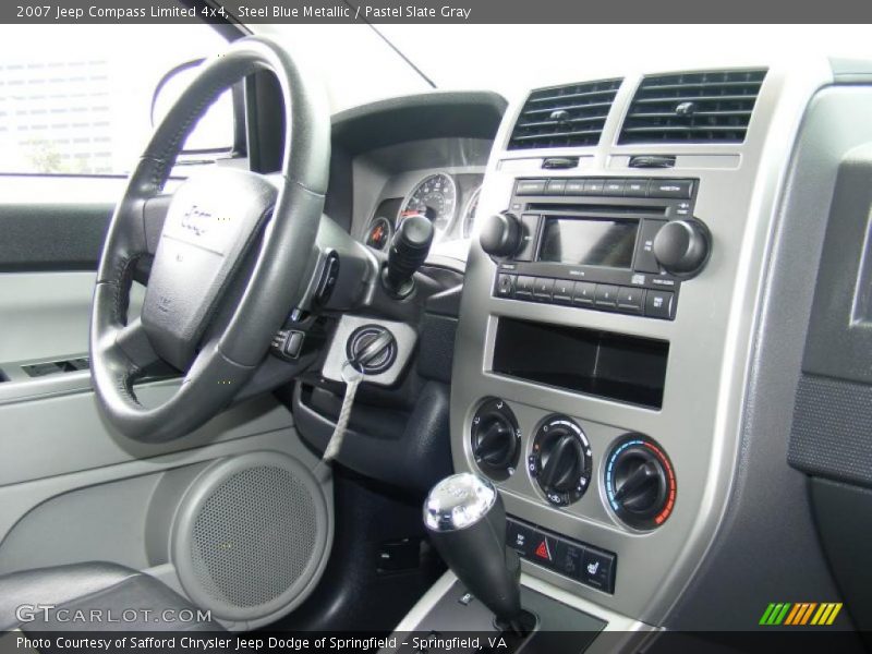 Steel Blue Metallic / Pastel Slate Gray 2007 Jeep Compass Limited 4x4