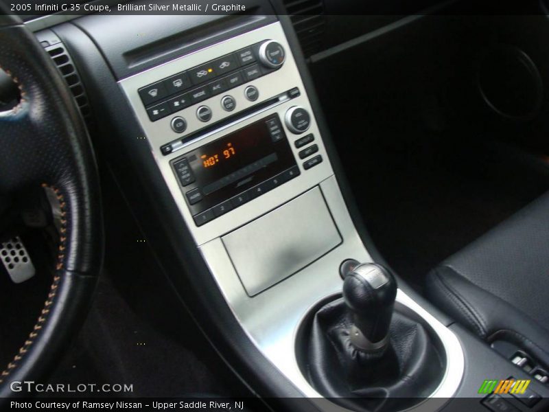 Brilliant Silver Metallic / Graphite 2005 Infiniti G 35 Coupe