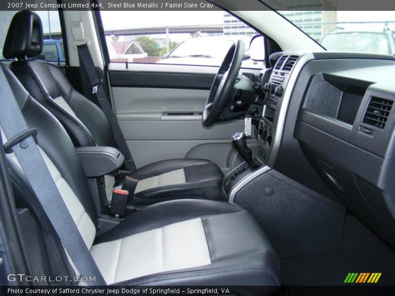 Steel Blue Metallic / Pastel Slate Gray 2007 Jeep Compass Limited 4x4