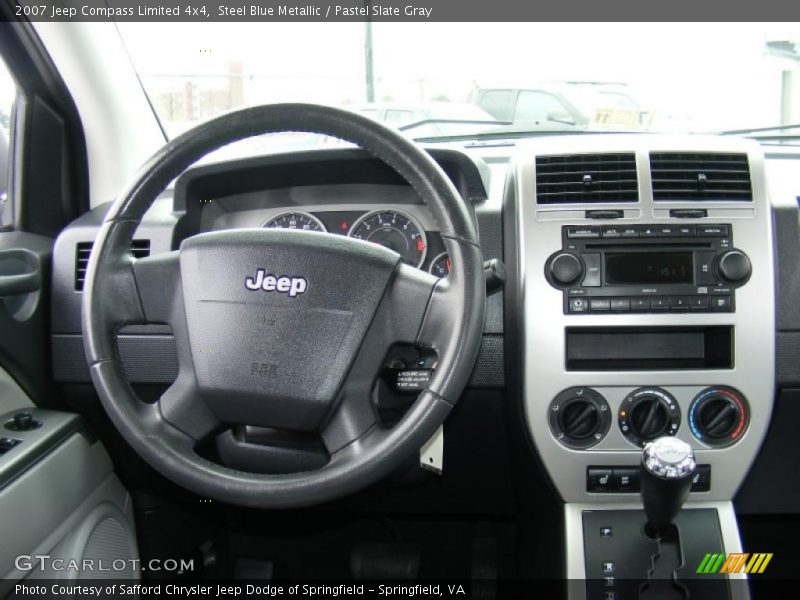 Steel Blue Metallic / Pastel Slate Gray 2007 Jeep Compass Limited 4x4