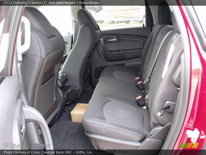 Red Jewel Metallic / Ebony/Ebony 2011 Chevrolet Traverse LT