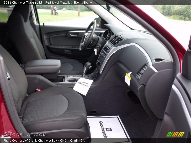 Red Jewel Metallic / Ebony/Ebony 2011 Chevrolet Traverse LT