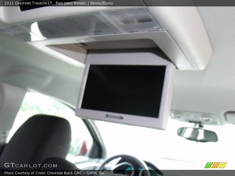 Red Jewel Metallic / Ebony/Ebony 2011 Chevrolet Traverse LT