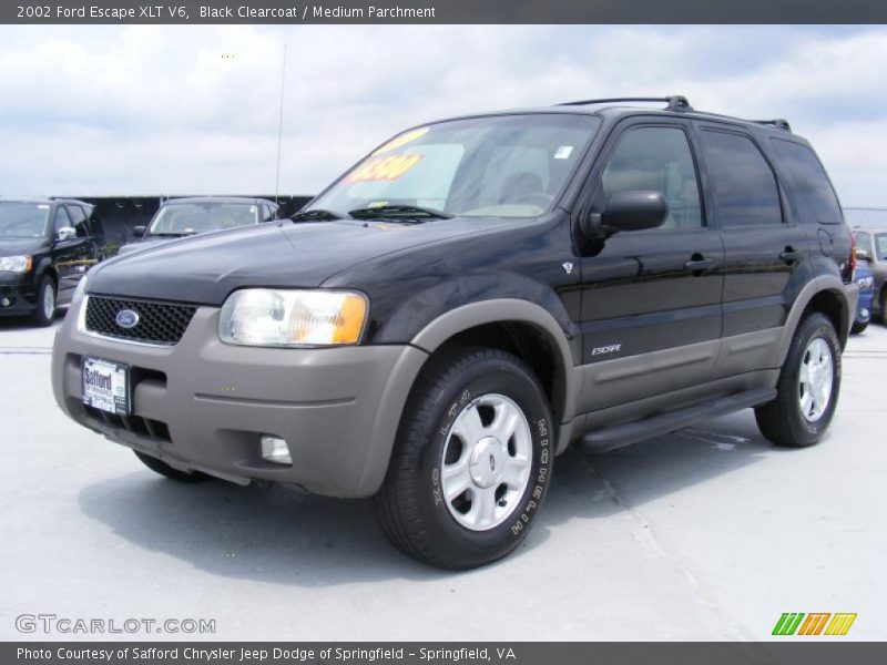 Black Clearcoat / Medium Parchment 2002 Ford Escape XLT V6