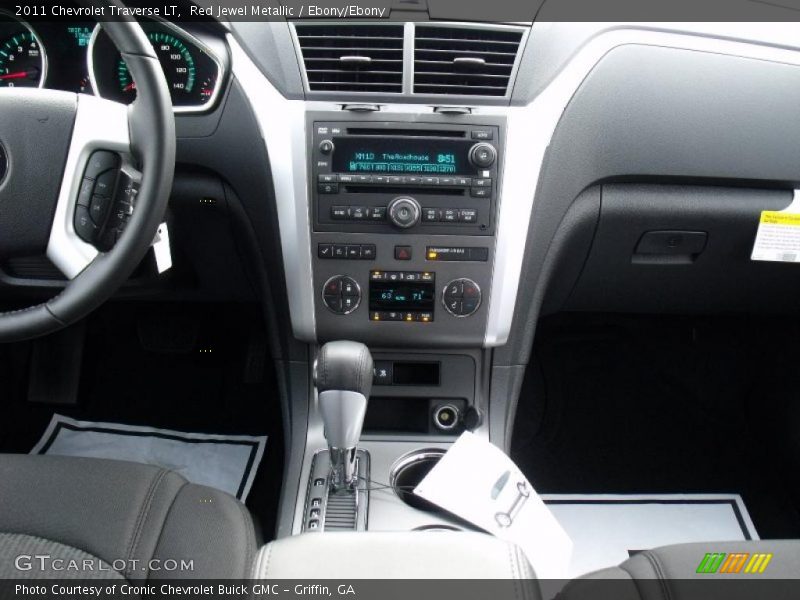 Red Jewel Metallic / Ebony/Ebony 2011 Chevrolet Traverse LT