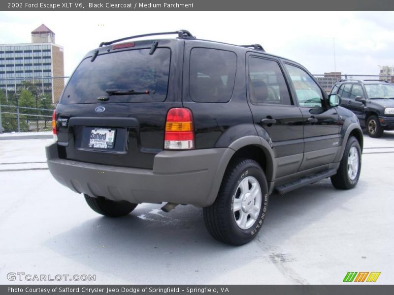 Black Clearcoat / Medium Parchment 2002 Ford Escape XLT V6