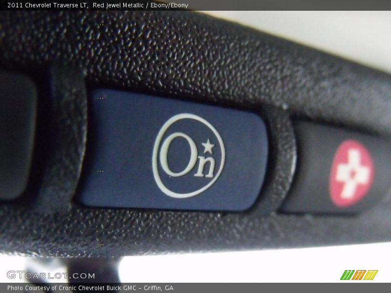 Red Jewel Metallic / Ebony/Ebony 2011 Chevrolet Traverse LT
