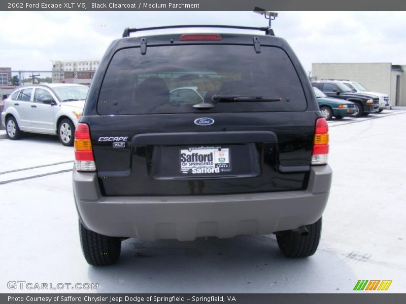 Black Clearcoat / Medium Parchment 2002 Ford Escape XLT V6