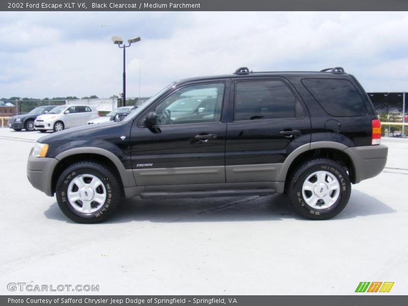 Black Clearcoat / Medium Parchment 2002 Ford Escape XLT V6