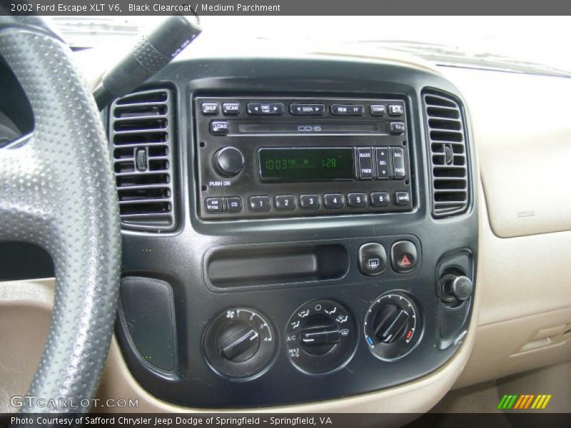 Black Clearcoat / Medium Parchment 2002 Ford Escape XLT V6
