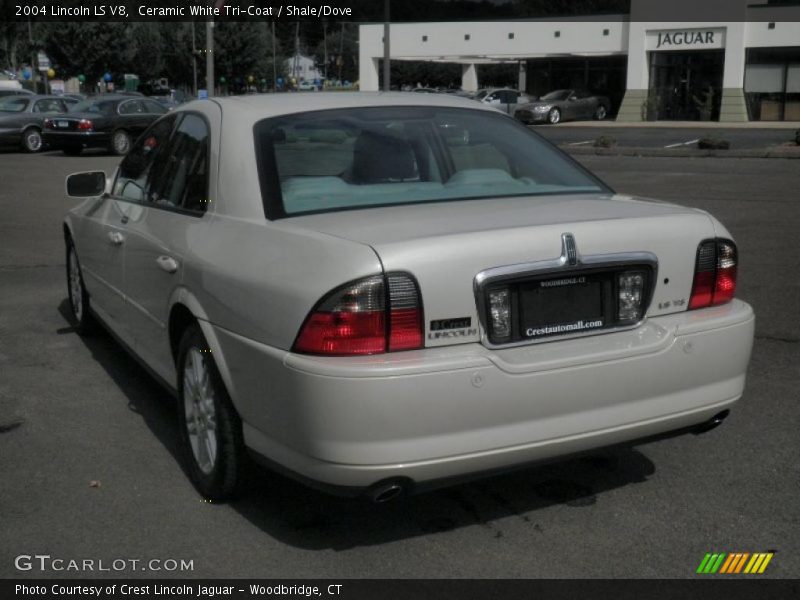 Ceramic White Tri-Coat / Shale/Dove 2004 Lincoln LS V8