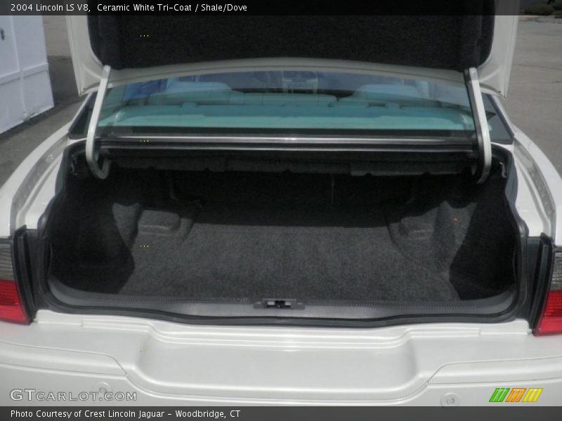 Ceramic White Tri-Coat / Shale/Dove 2004 Lincoln LS V8