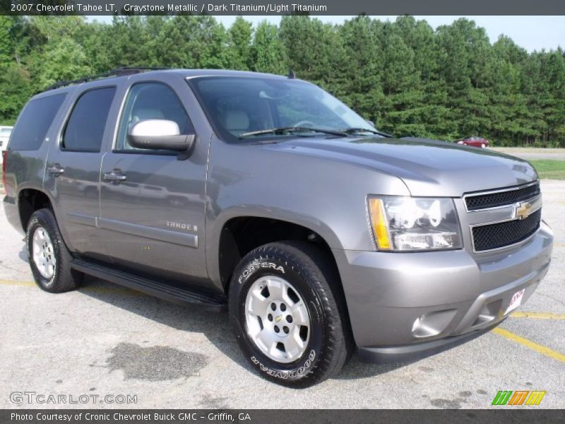 Graystone Metallic / Dark Titanium/Light Titanium 2007 Chevrolet Tahoe LT