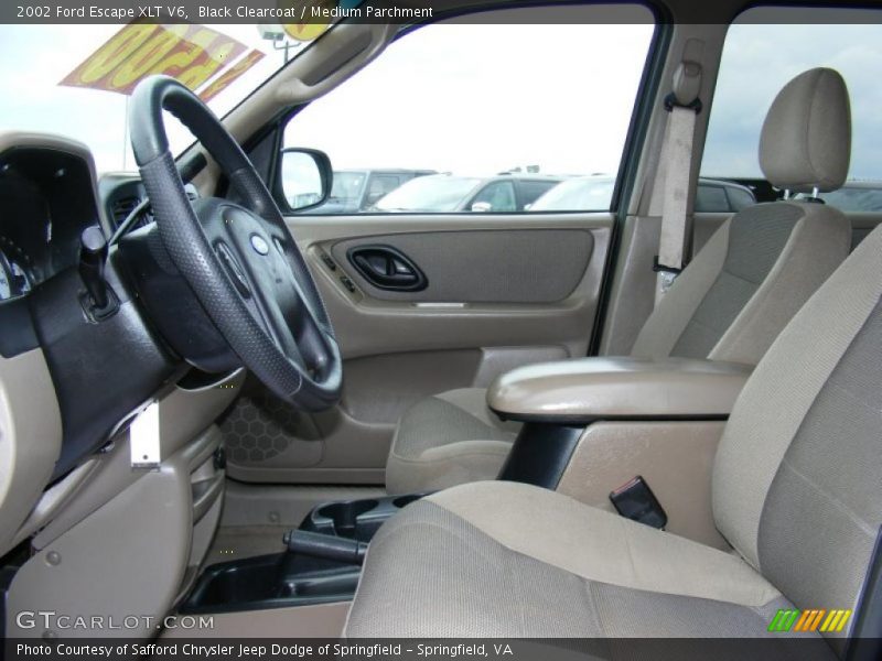 Black Clearcoat / Medium Parchment 2002 Ford Escape XLT V6