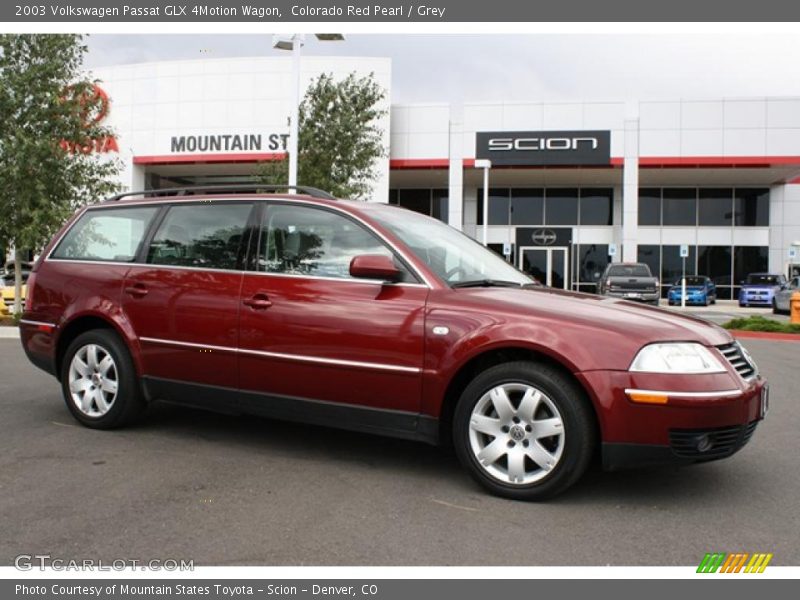 Colorado Red Pearl / Grey 2003 Volkswagen Passat GLX 4Motion Wagon