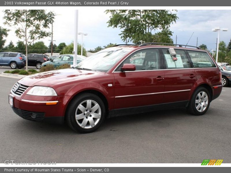 Colorado Red Pearl / Grey 2003 Volkswagen Passat GLX 4Motion Wagon