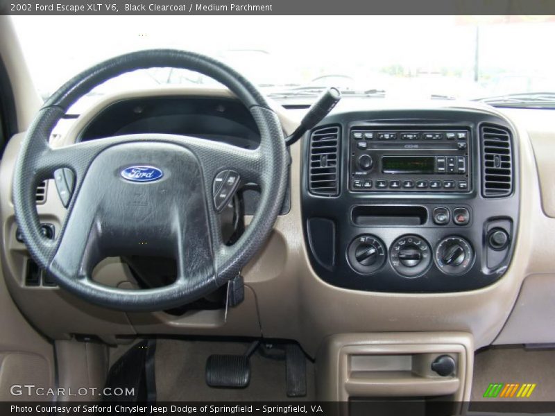 Black Clearcoat / Medium Parchment 2002 Ford Escape XLT V6