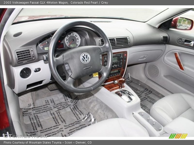 Colorado Red Pearl / Grey 2003 Volkswagen Passat GLX 4Motion Wagon