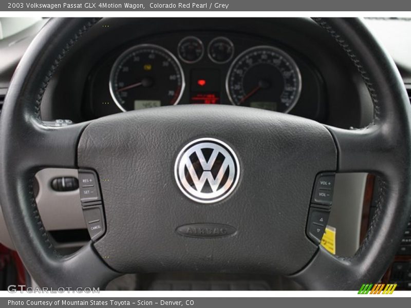 Colorado Red Pearl / Grey 2003 Volkswagen Passat GLX 4Motion Wagon