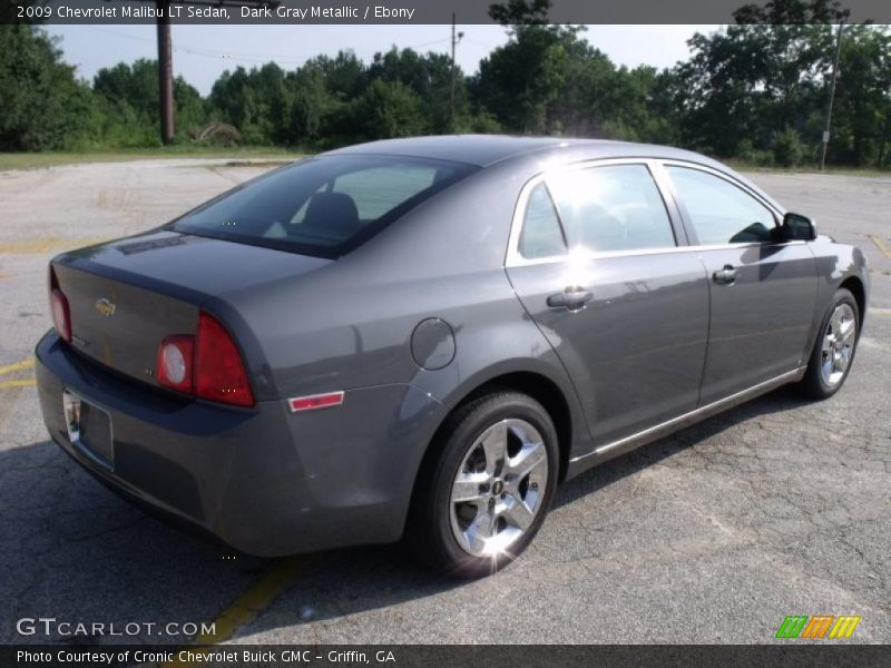 Dark Gray Metallic / Ebony 2009 Chevrolet Malibu LT Sedan