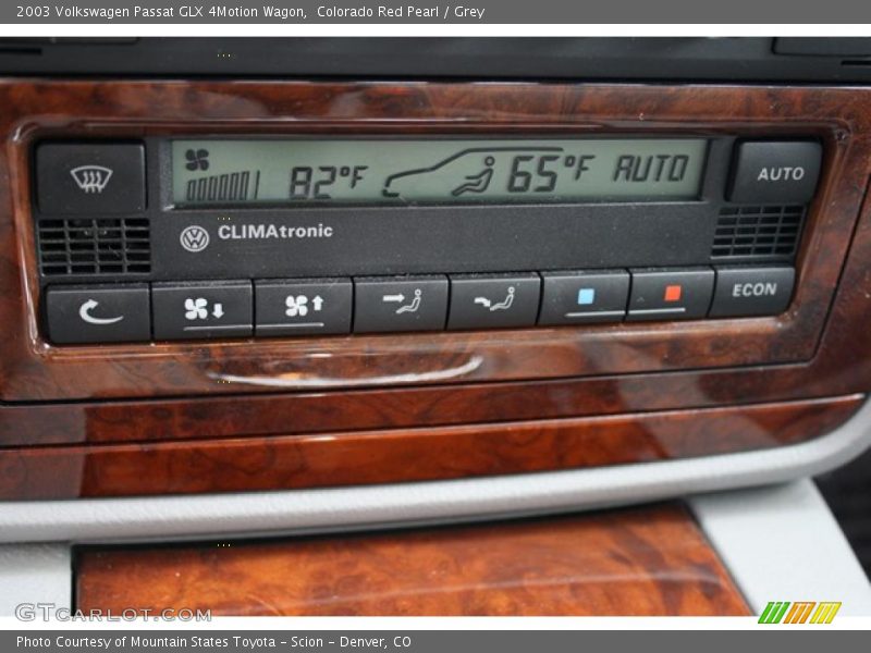 Colorado Red Pearl / Grey 2003 Volkswagen Passat GLX 4Motion Wagon