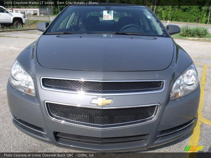 Dark Gray Metallic / Ebony 2009 Chevrolet Malibu LT Sedan