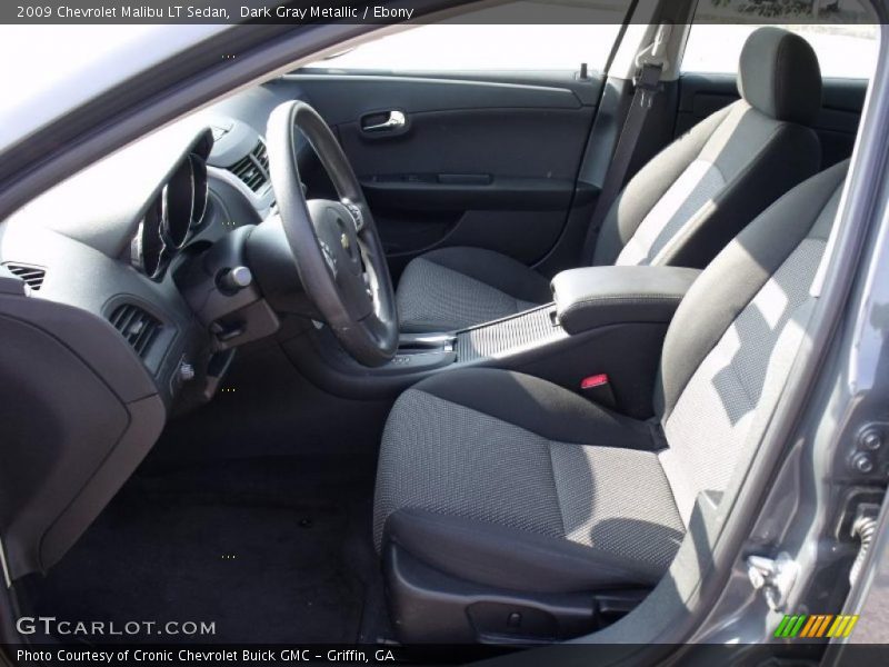 Dark Gray Metallic / Ebony 2009 Chevrolet Malibu LT Sedan