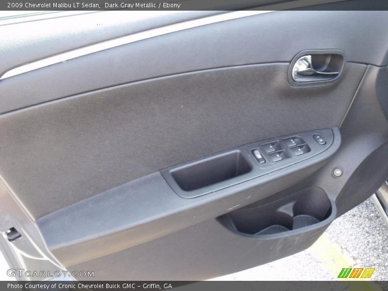 Dark Gray Metallic / Ebony 2009 Chevrolet Malibu LT Sedan