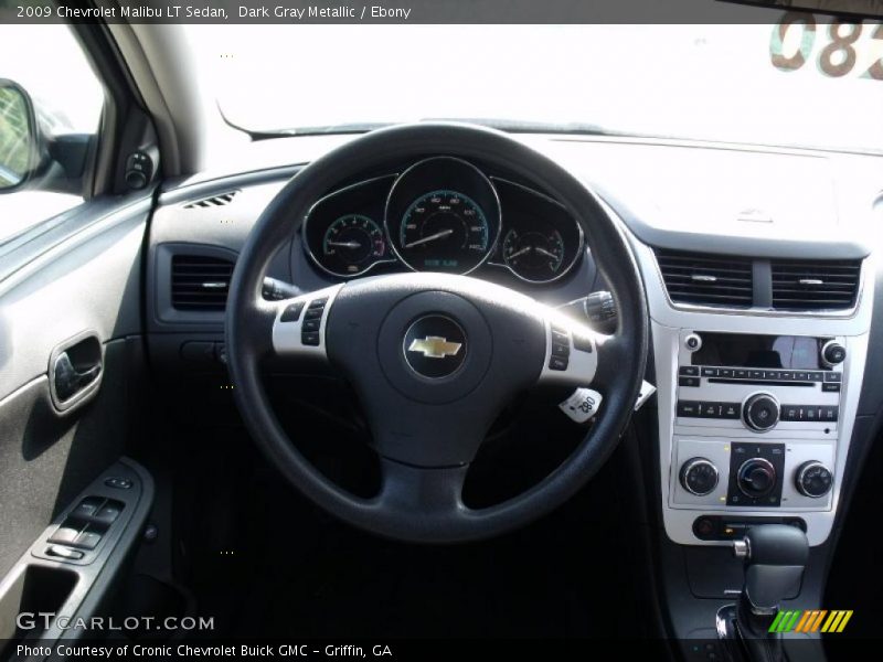 Dark Gray Metallic / Ebony 2009 Chevrolet Malibu LT Sedan