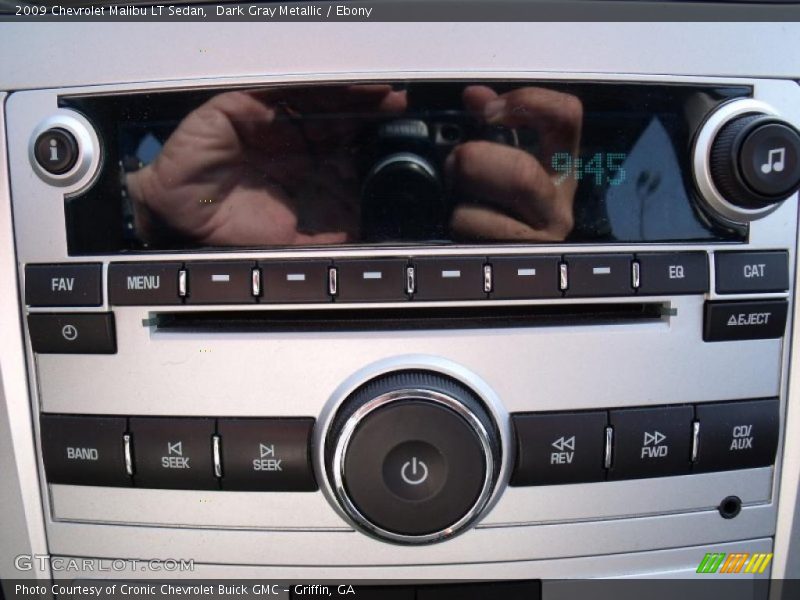 Dark Gray Metallic / Ebony 2009 Chevrolet Malibu LT Sedan