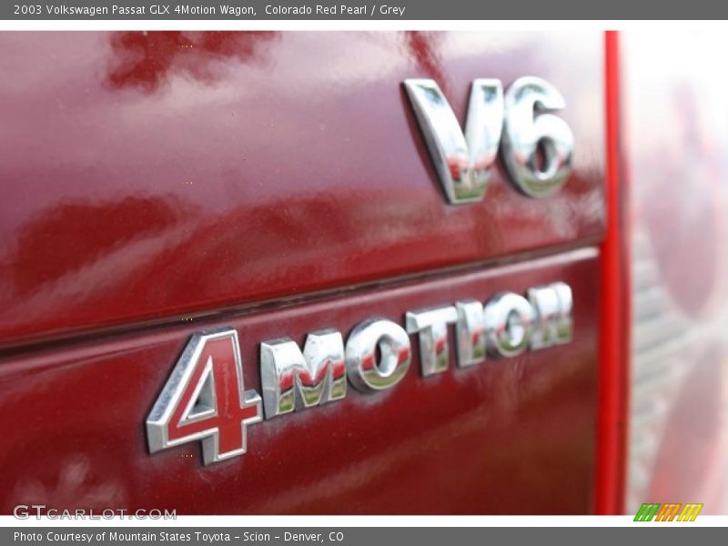 Colorado Red Pearl / Grey 2003 Volkswagen Passat GLX 4Motion Wagon