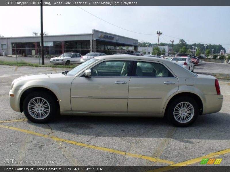 White Gold Pearlcoat / Dark Khaki/Light Graystone 2010 Chrysler 300 Touring