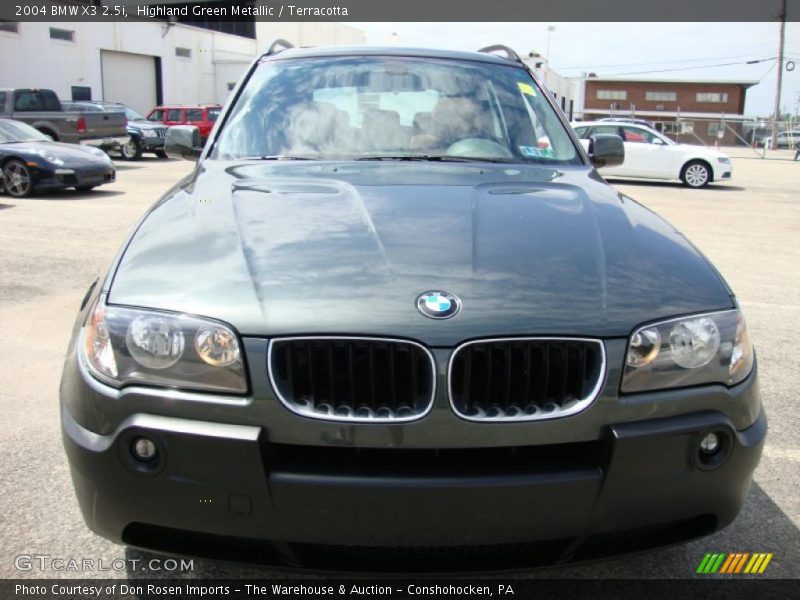 Highland Green Metallic / Terracotta 2004 BMW X3 2.5i