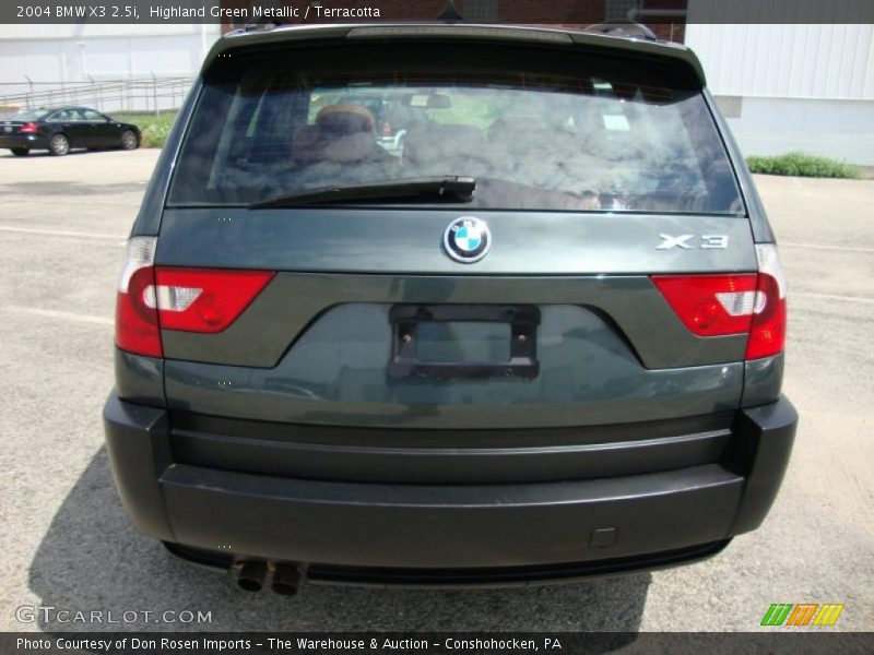 Highland Green Metallic / Terracotta 2004 BMW X3 2.5i
