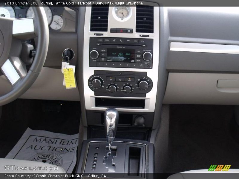 White Gold Pearlcoat / Dark Khaki/Light Graystone 2010 Chrysler 300 Touring
