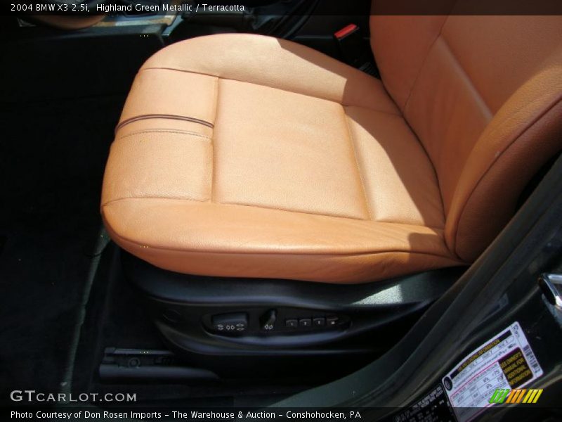 Highland Green Metallic / Terracotta 2004 BMW X3 2.5i