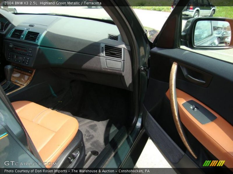 Highland Green Metallic / Terracotta 2004 BMW X3 2.5i