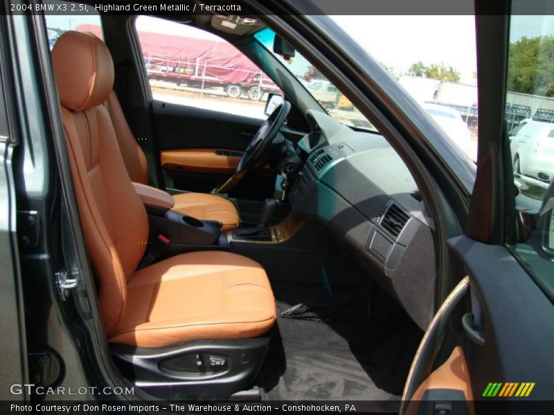 Highland Green Metallic / Terracotta 2004 BMW X3 2.5i