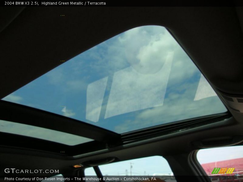Highland Green Metallic / Terracotta 2004 BMW X3 2.5i