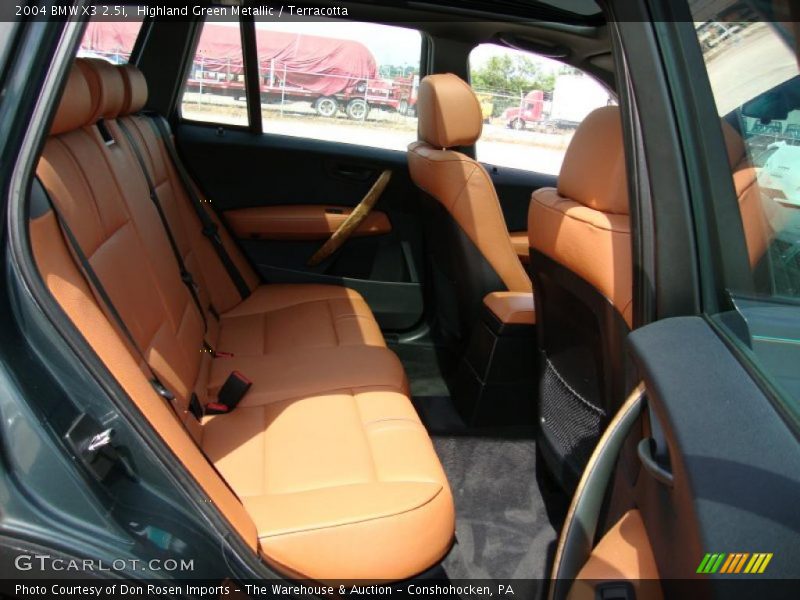Highland Green Metallic / Terracotta 2004 BMW X3 2.5i