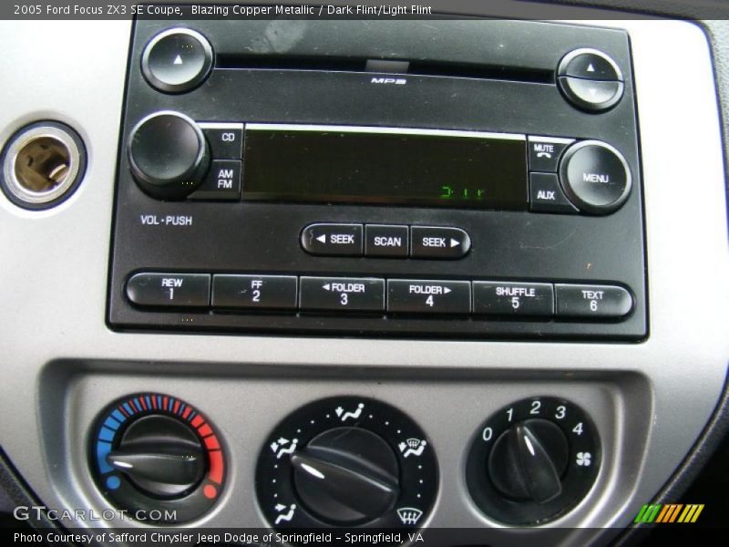 Blazing Copper Metallic / Dark Flint/Light Flint 2005 Ford Focus ZX3 SE Coupe